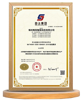 職業(yè)健康安全管理體系認(rèn)證證書(shū)